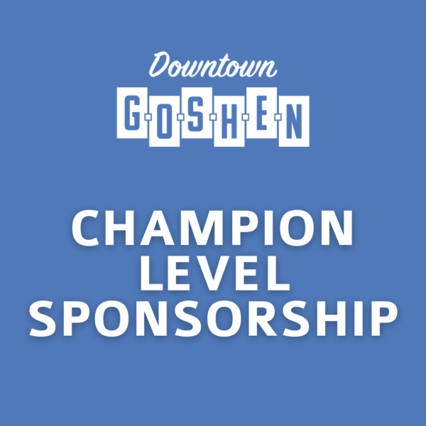 Champion Level Sponsorship