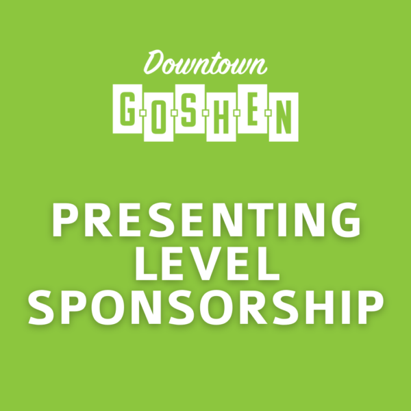 Presenting Level Sponsorship