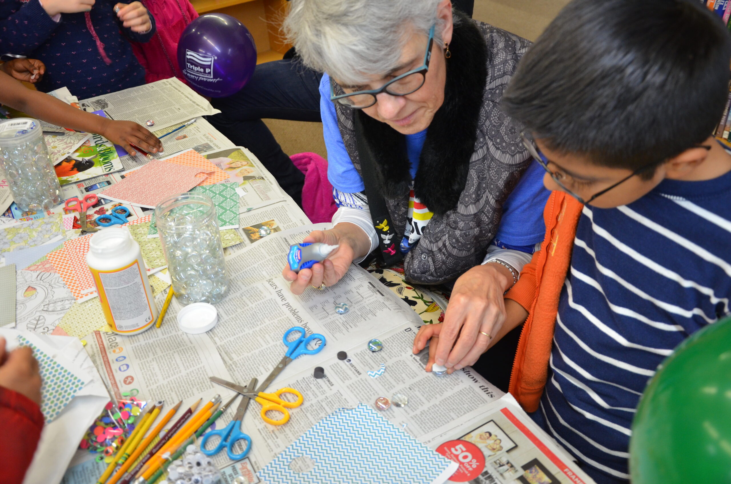 Triple P and HEA Kids Bookmark Craft at Fables