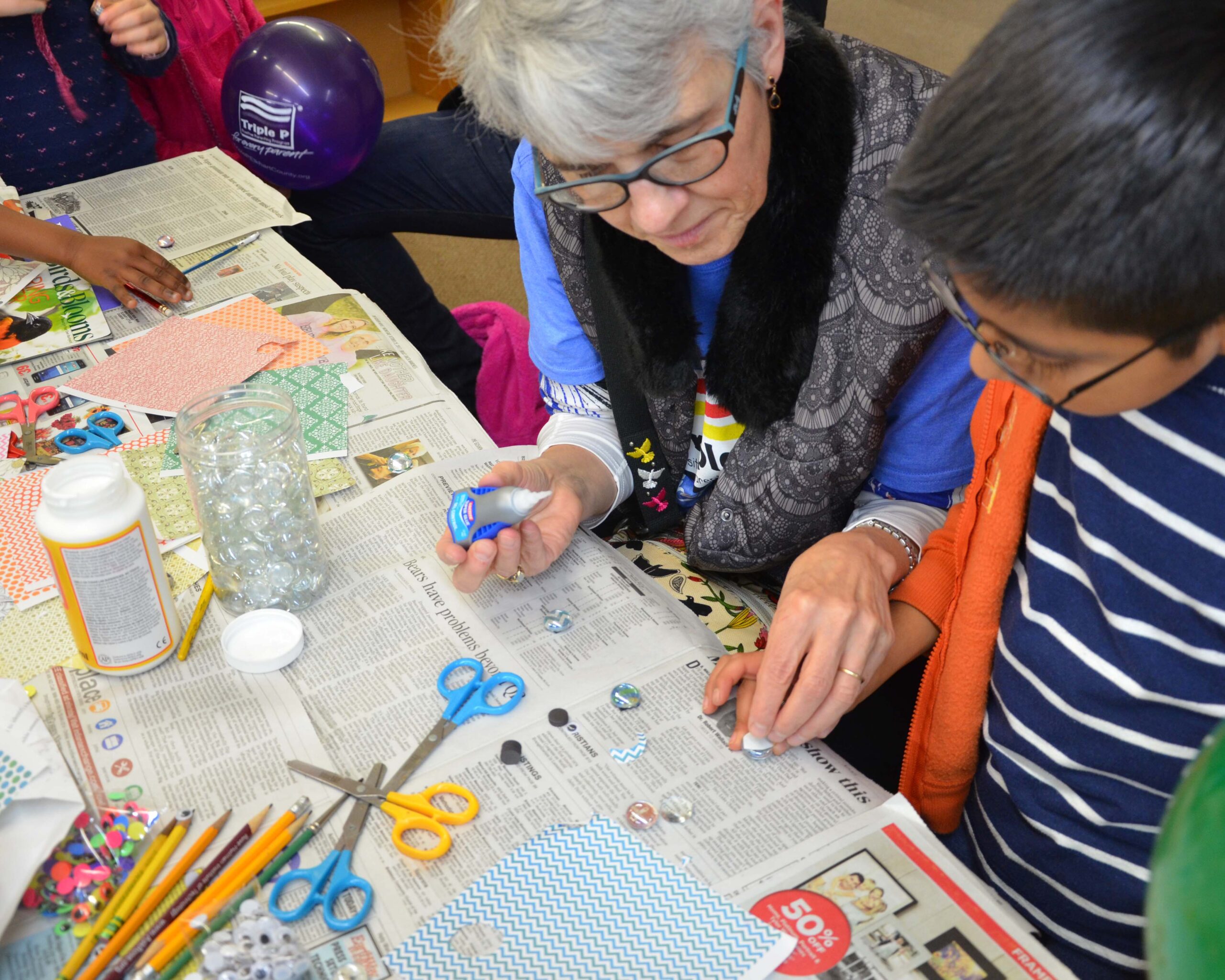 Triple P and HEA Kids Bookmark Craft at Fables