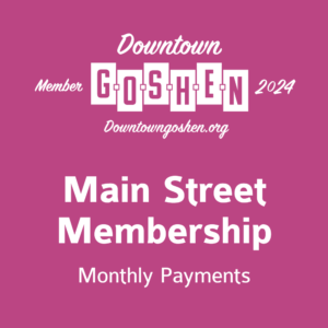 2024 Membership - Main Street Level - Monthly payments