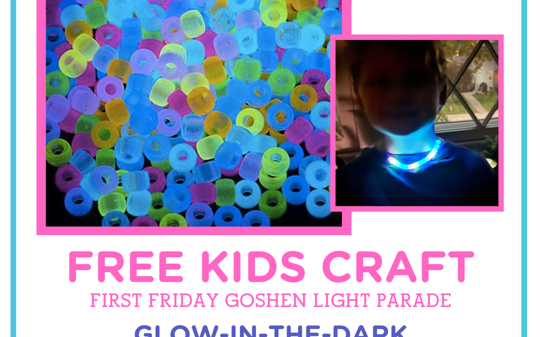 Glow-In-The-Dark Necklace – First Friday Free Craft