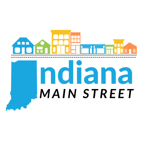 Indiana Main Street Logo (OCRA Blue)