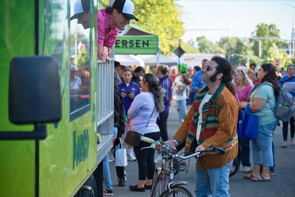 Scenes from 2024 - crowds enjoying the event