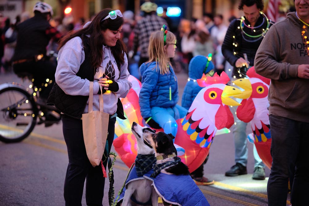 Scenes from the 2024 Light Parade