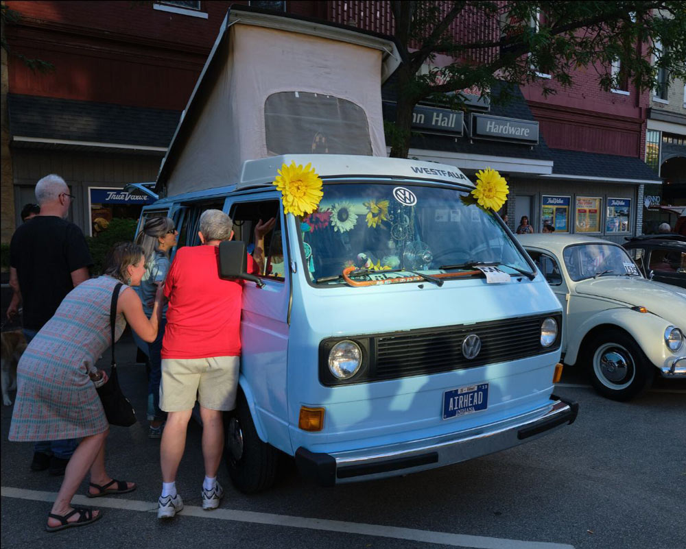 Volkswagens at September First Fridays