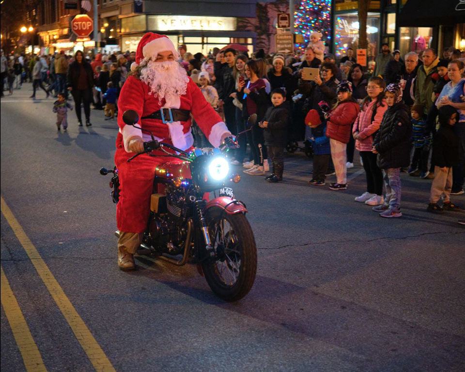 Even Santa has been known to make a parade appearance