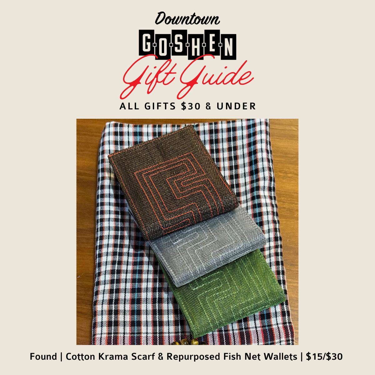 Gifts $30 and Under - Found