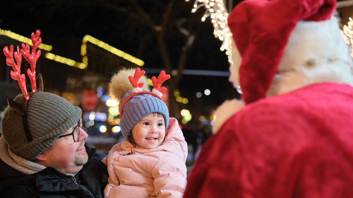 Scenes from Hometown Holiday event in 2024