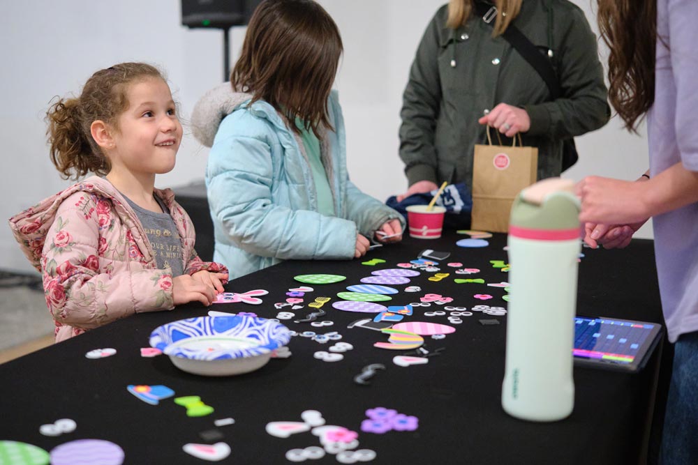 Kids crafts at the event