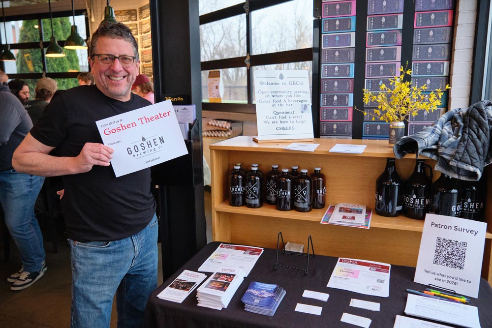 Jerry representing Goshen Theater