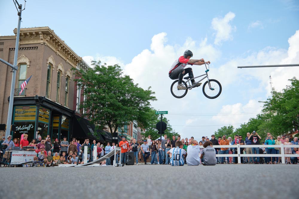 Trick BMX riding - scenes from the 2024 event