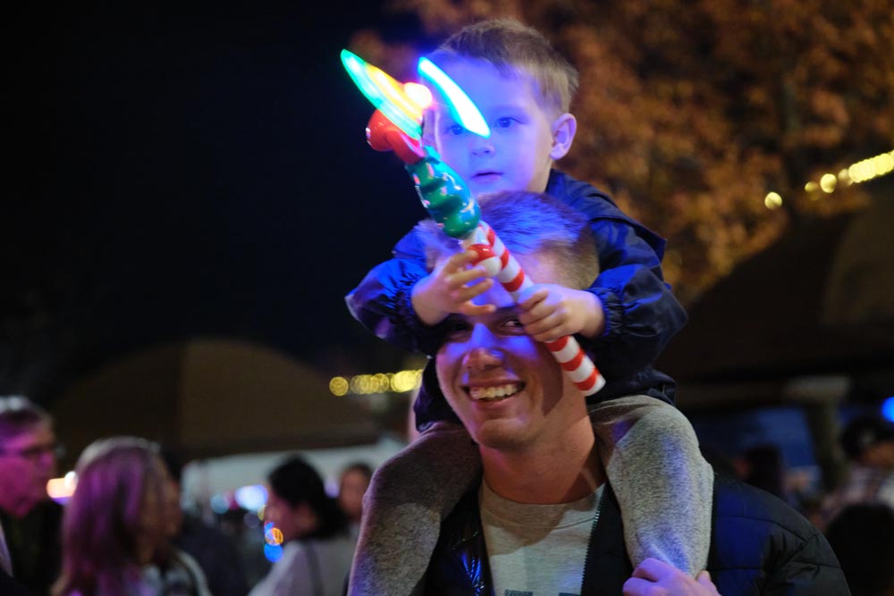 Parade scene, November 2024