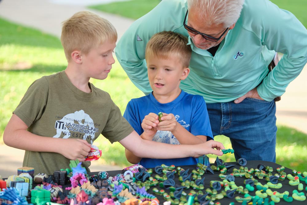You never know what you'll find at a First Fridays event