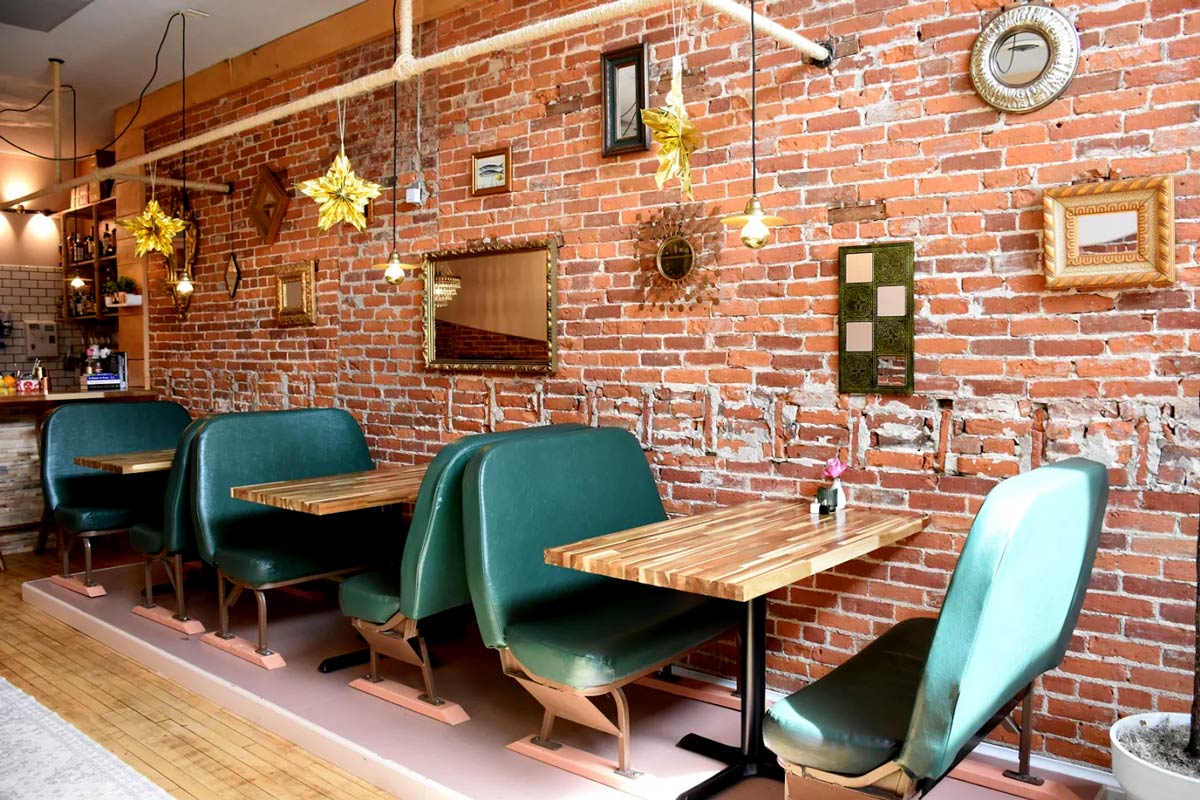 The comfortable interior at Nova's
