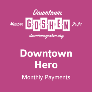 Graphic for monthly membership, Hero level